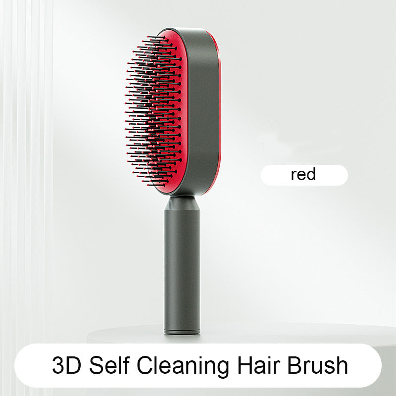 Scalp Massage Hair Brush – Anti-Frizz & Self-Cleaning