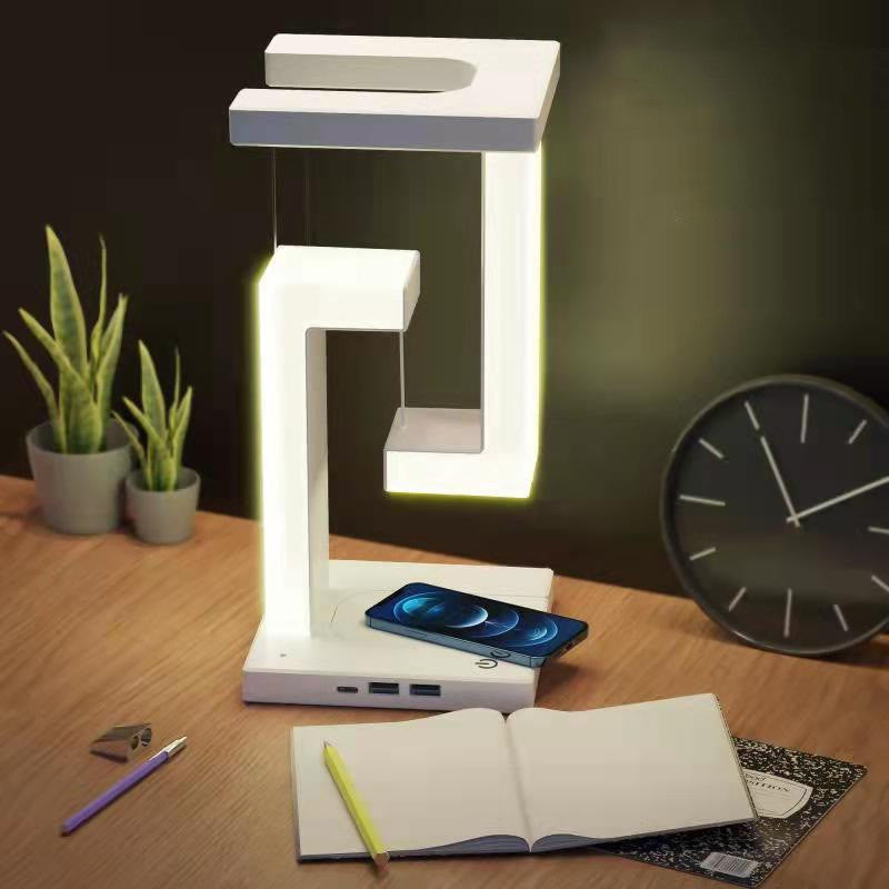 Creative Floating Balance Lamp with Wireless Phone Charging