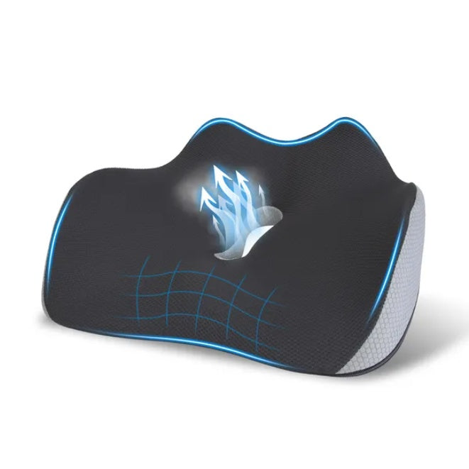 Memory sponge cushion with machine washable cover designed for comfort and support.
