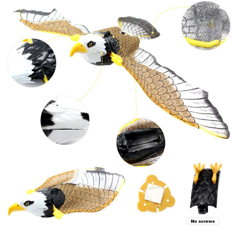 Interactive Flying Eagle Cat Toy
