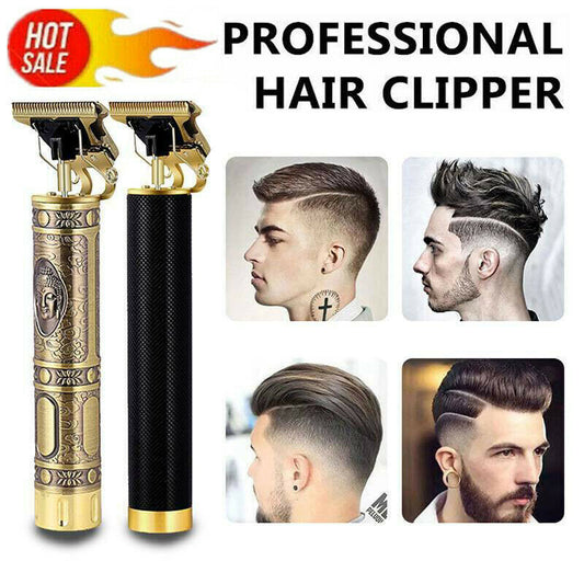 Professional hair clipper set showcasing stylish haircuts for men with detailed design and powerful performance.